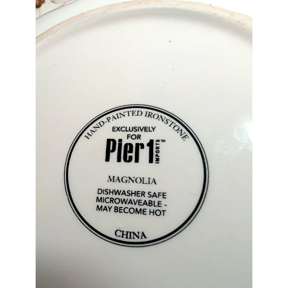 Set of 2 Pier 1 Magnolia Large Salad / Pasta Bowls – 8